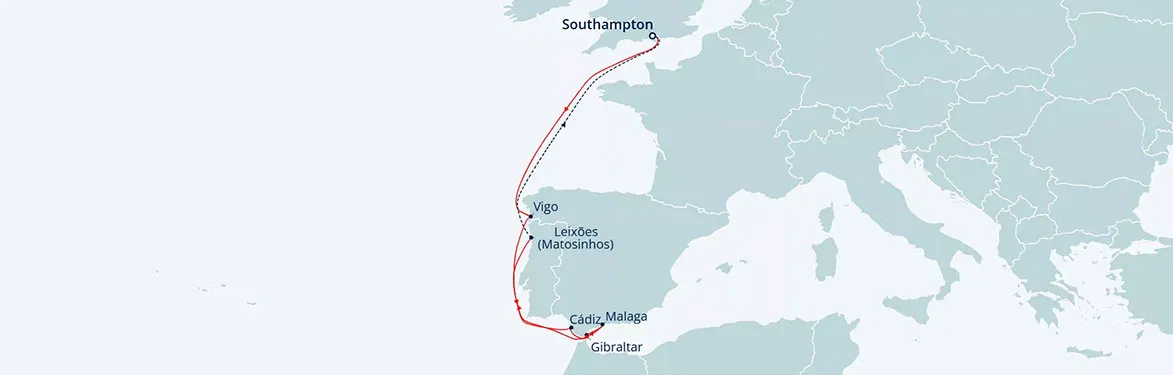 cruise vaction map
