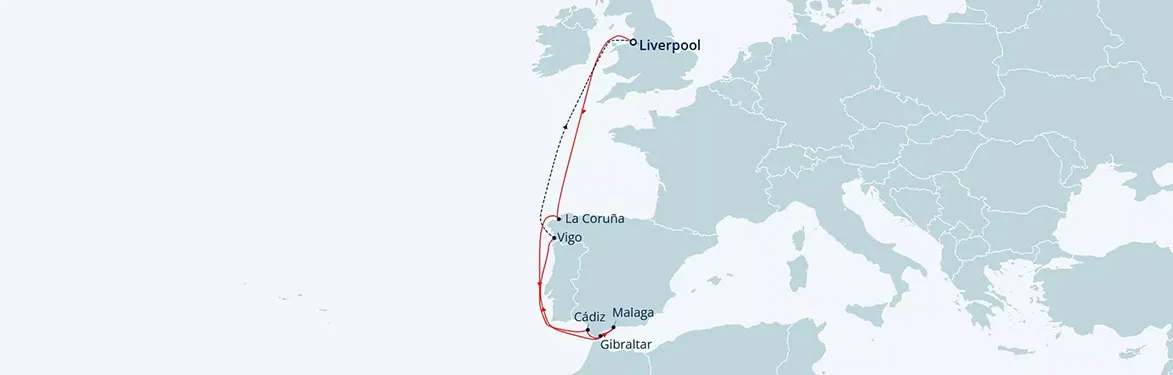 cruise vaction map