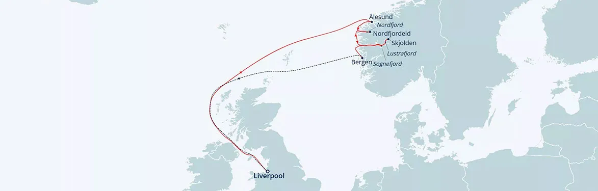 cruise vaction map