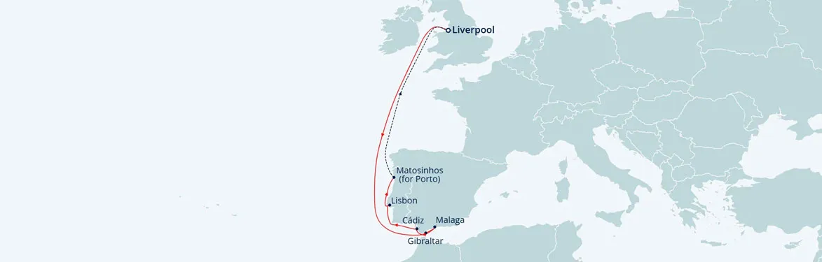 cruise vaction map