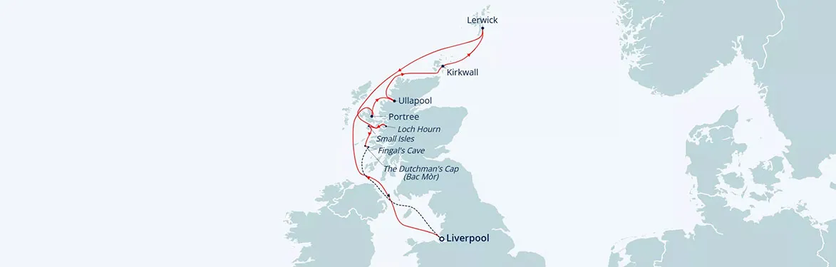 cruise vaction map