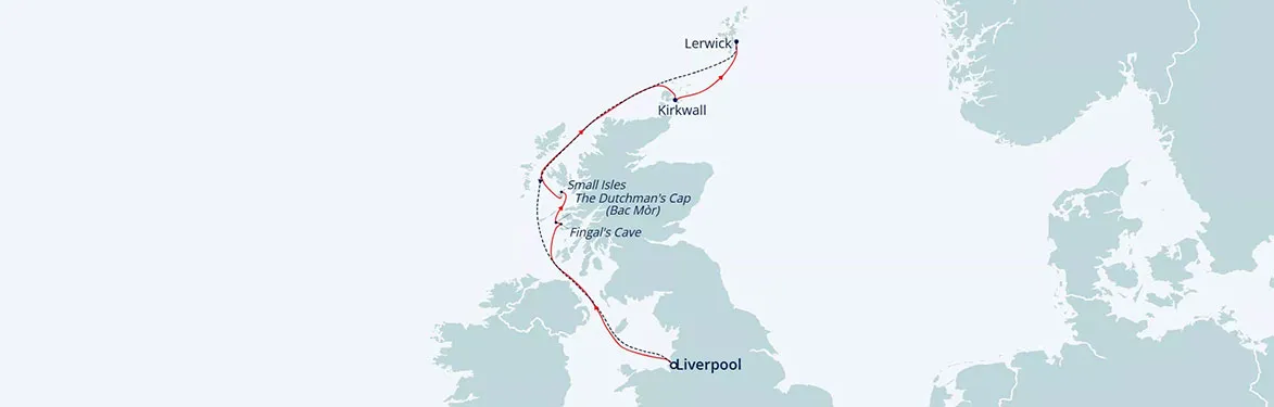 cruise vaction map