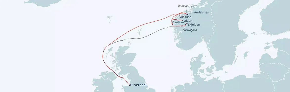 cruise vaction map