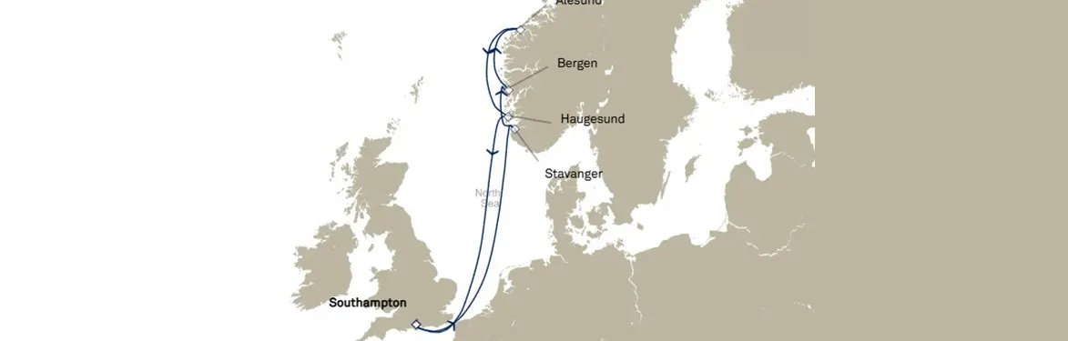 cruise vaction map
