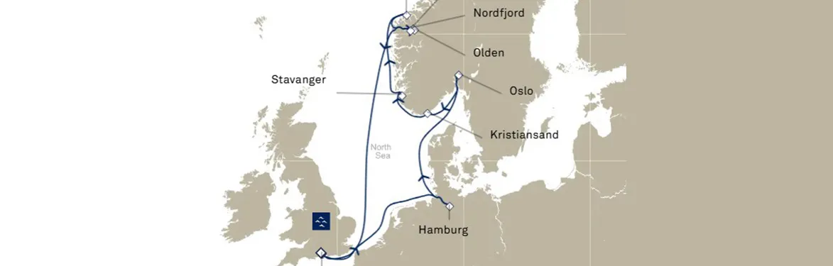 cruise vaction map