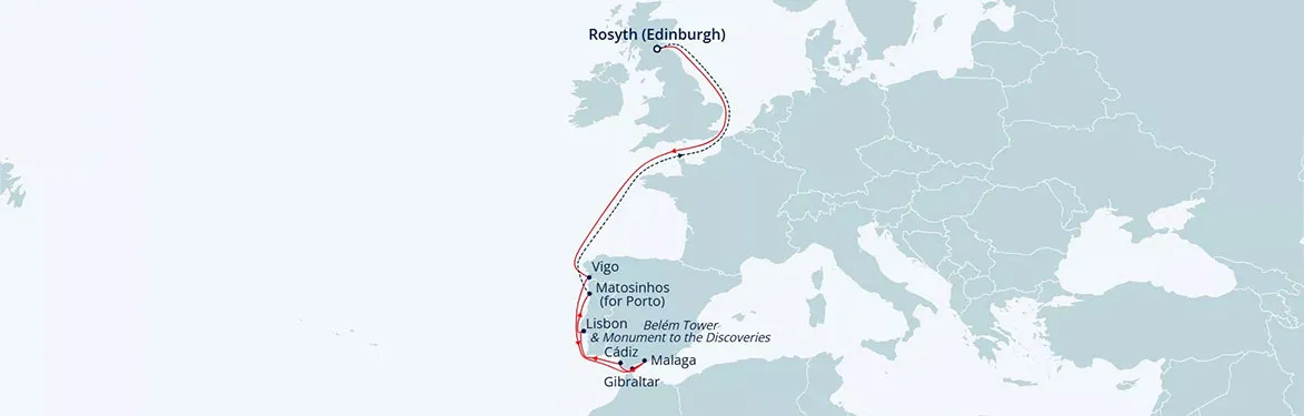 cruise vaction map