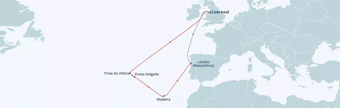 cruise vaction map