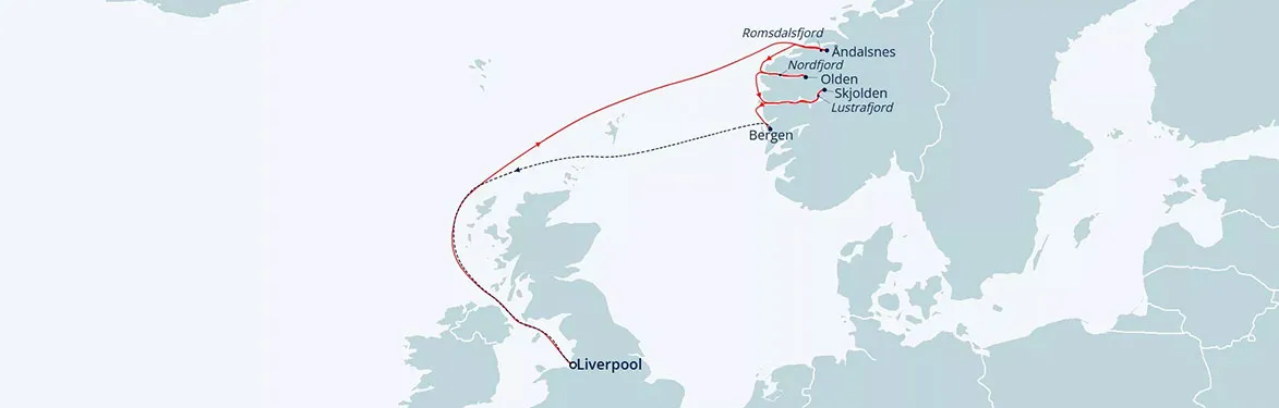 cruise vaction map
