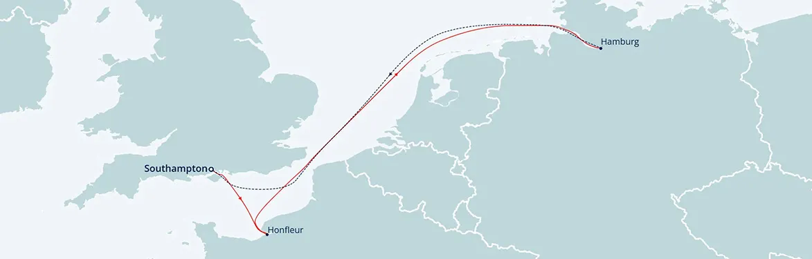 cruise vaction map