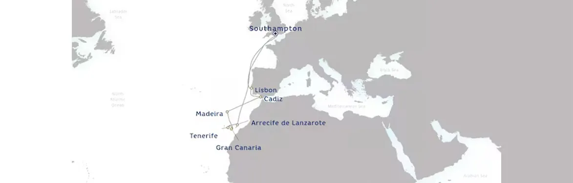 cruise vaction map