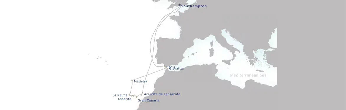 cruise vaction map