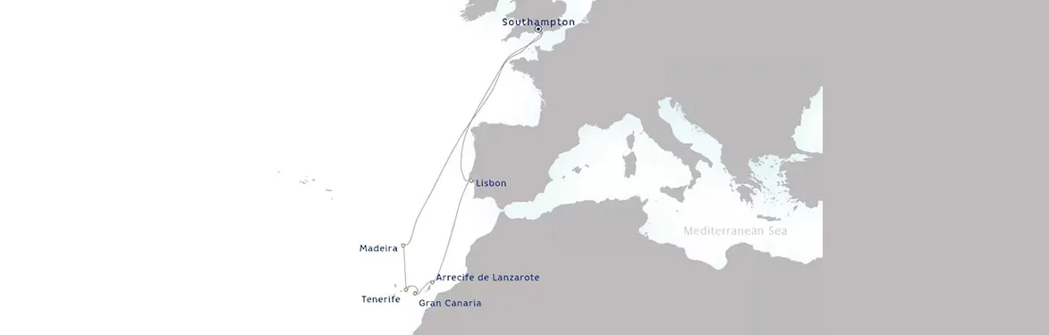 cruise vaction map
