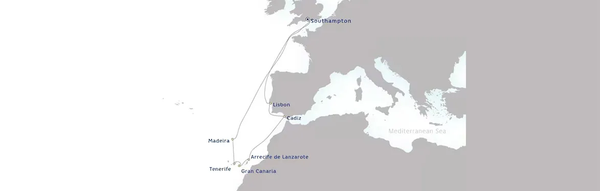 cruise vaction map