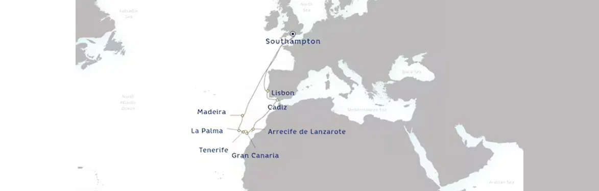 cruise vaction map