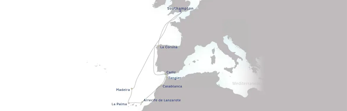 cruise vaction map