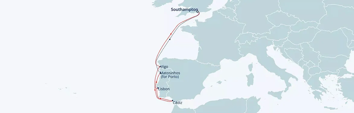 cruise vaction map