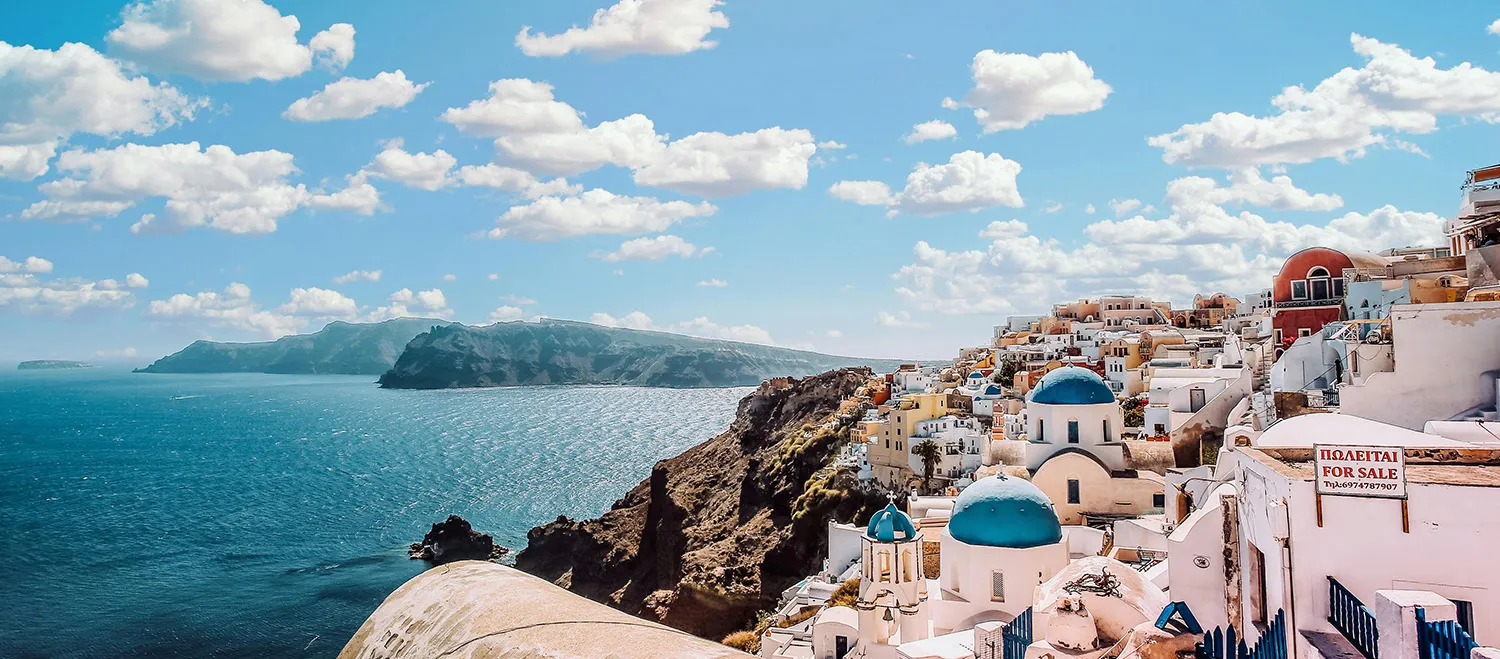 Santorini Banner